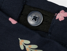 Name It dark sapphire small flowers bukser